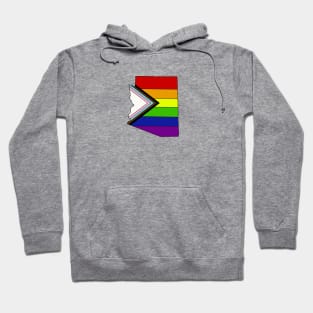 Progress pride flag - Arizona Hoodie